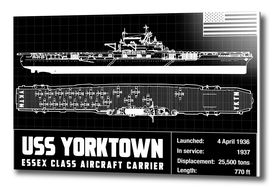 USS YORKTOWN SCHEMATIC