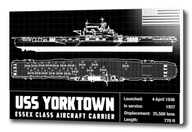 USS YORKTOWN SCHEMATIC