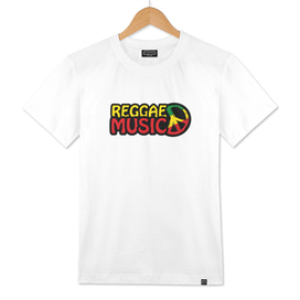 Reggae Music Peace Symbol Rasta Colors