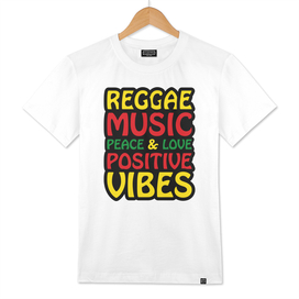 Reggae Music Positive Vibes Reggae Poster Positive Sayings