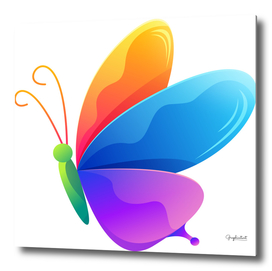 Butterfly Colorful Art