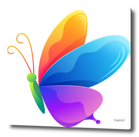 Butterfly Colorful Art