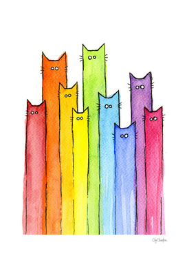 Rainbow of Cats