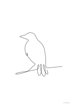 One Line Bird II