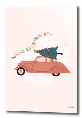 Magic Everywhere / Car with Christmas Tree
