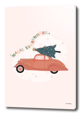Magic Everywhere / Car with Christmas Tree