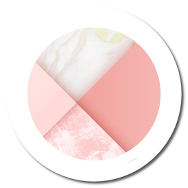 Pink Marble Circle III