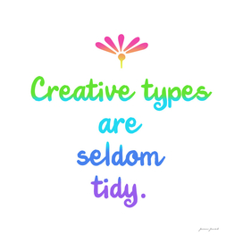 CreativeTypes Are Seldom Tidy in Rainbow