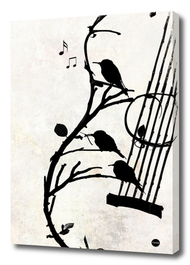 Song of Nature Music Bird Design