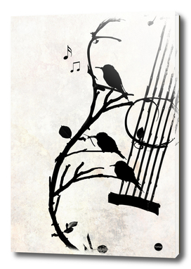 Song of Nature Music Bird Design