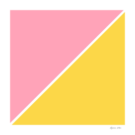 Pink and Yellow Abstract