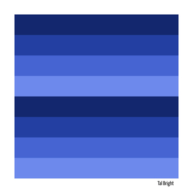 Blue Shades - Stripes Minimal Pattern