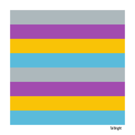 Colourful Stripes Minimal Pattern