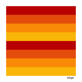 Warm Colours - Minimal Stripe Pattern