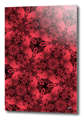 red 3 d abstract design