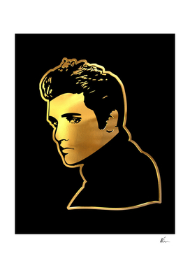 Elvis | Gold Series | Pop Art