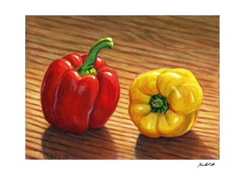 Red and Yellow Peppers