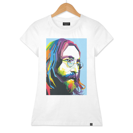 John Lennon in Pop art style