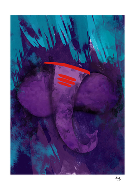Ganesh in Purple (Ganpati Series)