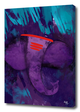 Ganesh in Purple (Ganpati Series)