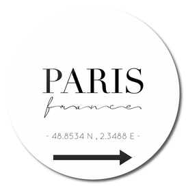 To Paris Sign