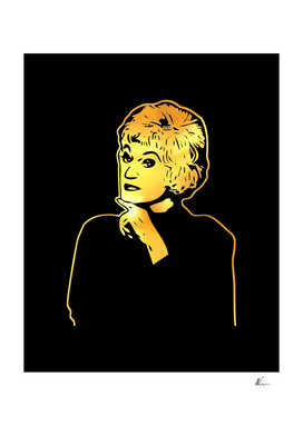 Bea Arthur | Gold Series | Pop Art