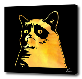 Grumpy Cat | Gold Series | Pop Art
