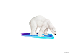 The Polar Bear And The Painting