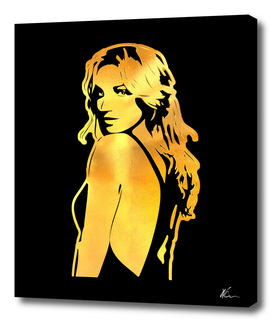 Britney Spears | Gold Series | Pop Art