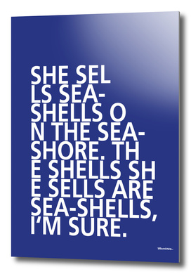 She sells Sea-Shells