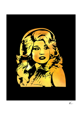 Dolly Parton | Gold Series | Pop Art