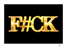 F#CK | Fuck | Gold