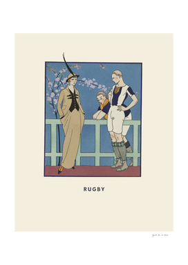 Rugby - Fashion, boho, chic, sports print