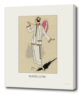 Madeleine - Bohemian, art deco, fashion print