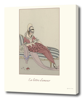 Lettre d'amour - Boho, chic, love, folk, fashion print