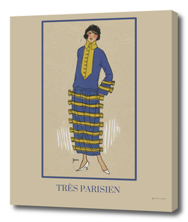Très Parisièn - boho, vintage, chic, fashion print