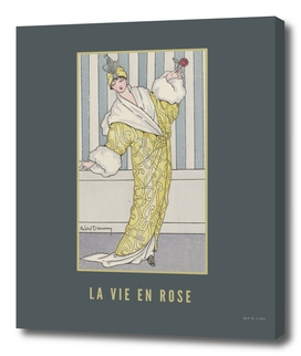La vie en rose - Vintage, chic, Royal, Art Deco Print