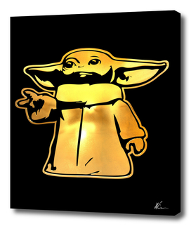 Grogu | Baby Yoda | Gold Series | Pop Art