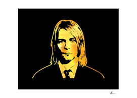 Kurt Cobain | Gold Series | Pop Art