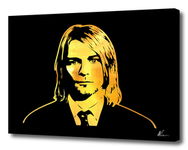 Kurt Cobain | Gold Series | Pop Art