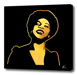 Nina Simone | Gold Series | Pop Art