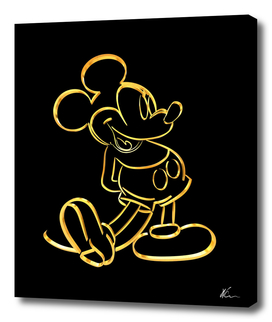 Mickey Mouse | Gold Series | Pop Art