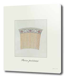 Pierre précieuse - vintage jewelry fashion, boho print