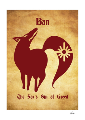 Ban Fox’s Sin of Greed tattoo symbol