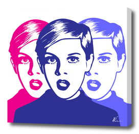 Triple Twiggy | Pop Art
