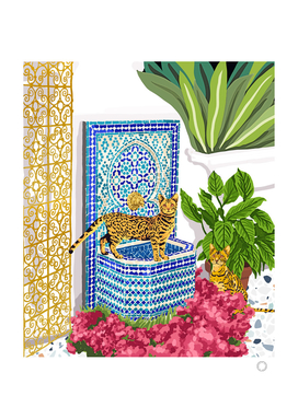 Royal Cats, Moroccan Architecture Greece Buildings