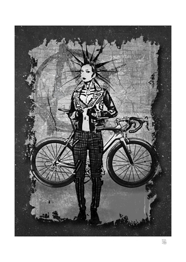 Punk Girl Biker