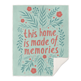 this home is made of memories (red)