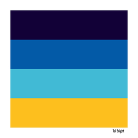 Modern minimalist stripe pattern - yellow and blues