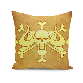 One piece beasts pirates jolly roger flag symbol logo